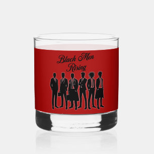 Verre À Whisky Fête des pères Homme noir Emblem Keepsaké Bourbon