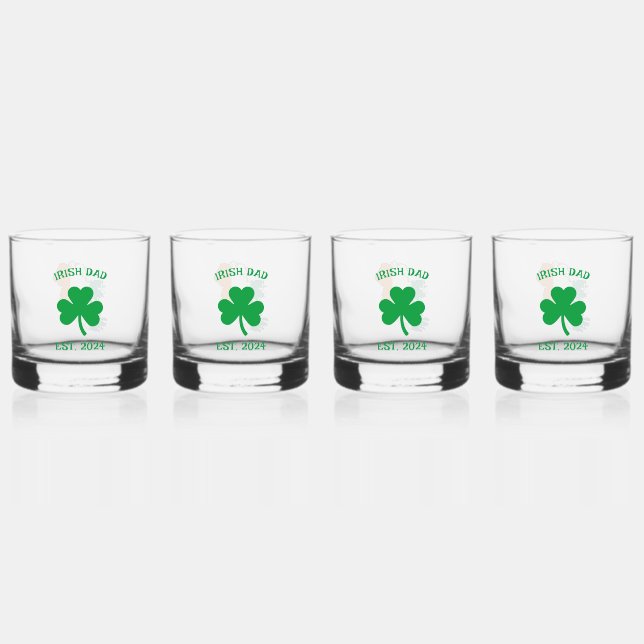 Verre À Whisky Fête des pères Irish Whiskey Glass Set (Dos)
