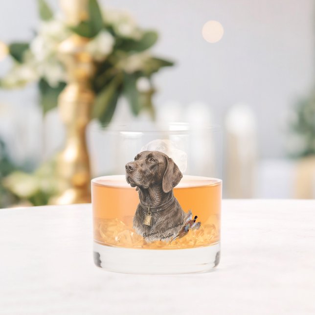 Verre À Whisky Field & Feather – Braque allemand avec  (Insitu (Mariage))