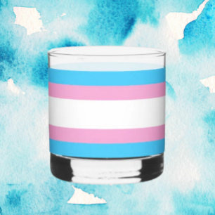 Verre à whisky Fierté Trans : Buvez avec Solidarit