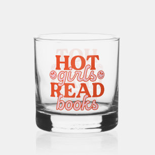 Verre À Whisky Filles Chaudes Lisent Des Livres