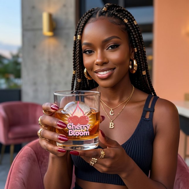 Verre À Whisky Floraison de cerisier (Créateur téléchargé)