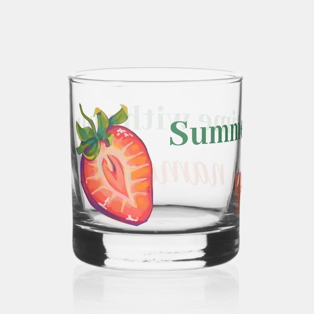 Verre À Whisky Fraise (Recto)