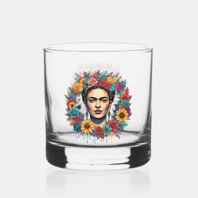 Verre À Whisky Frida Kahlo (Recto)