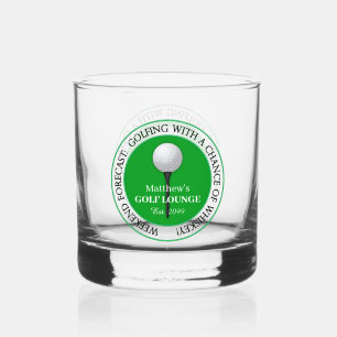 Verre À Whisky Funny Golf Golfing Boule de golf Tee Rocks Boire