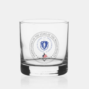 Verre À Whisky Gîte de franc-maçonnerie de l'état du Massachusets
