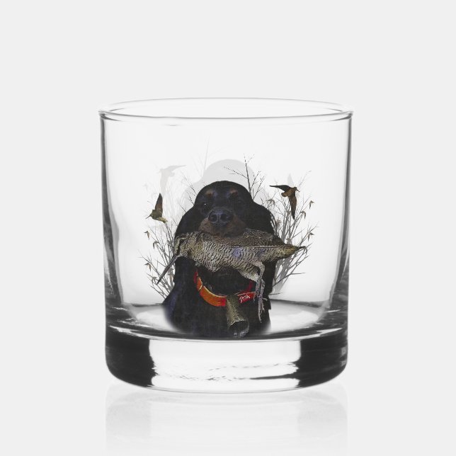 Verre À Whisky Gordon Setter (Recto)