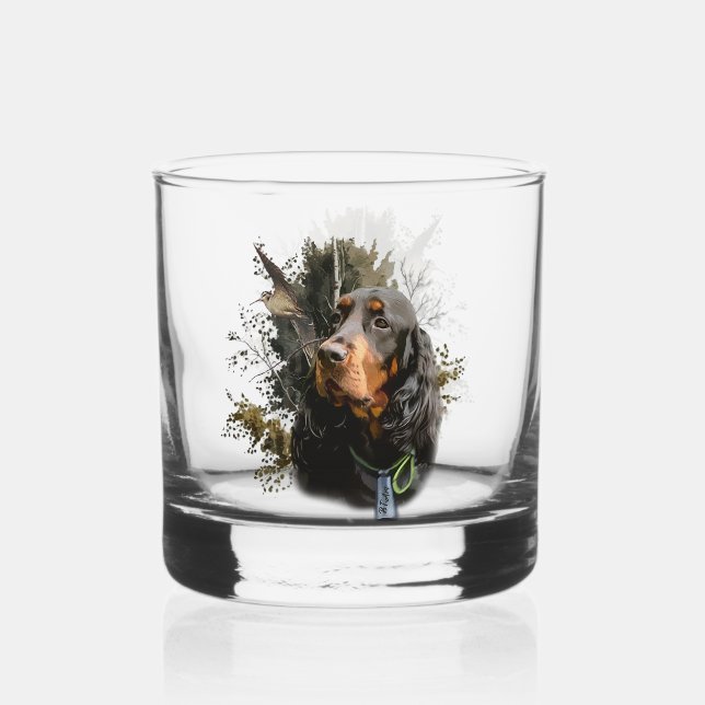 Verre À Whisky Gordon Setter (Recto)