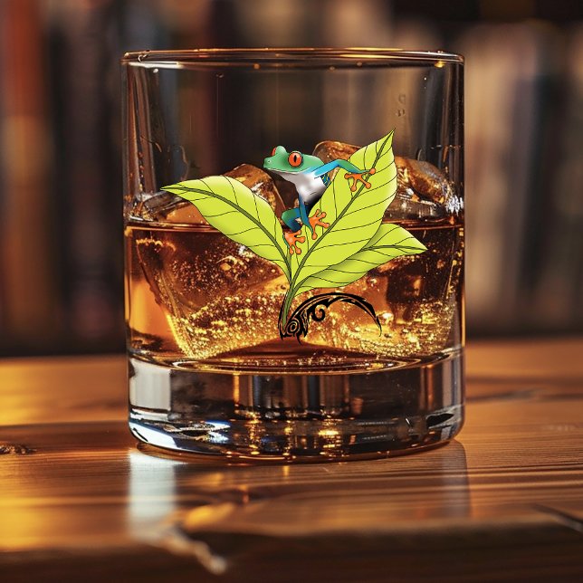 Verre À Whisky Grenouille à arbre rouge (Créateur téléchargé)