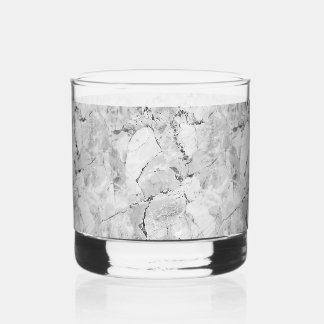 Verre À Whisky Gris "Cascade de mosaïque de pierre" Marbre Boutei