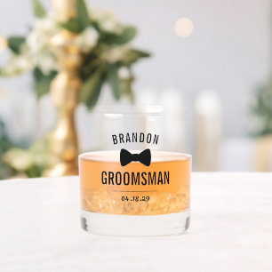 Verre À Whisky Groomsman personnalisé