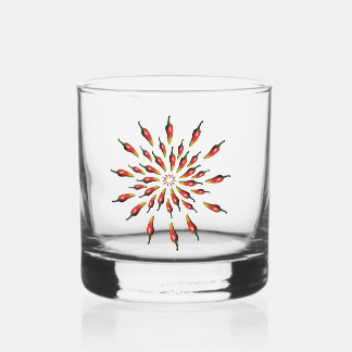 Verre À Whisky Hot Peppers Mandala