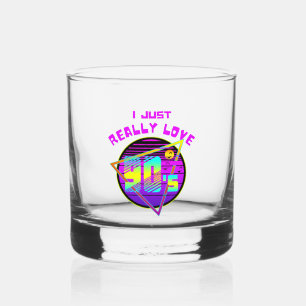 VERRE À WHISKY JE SUIS JUSTE VRAIMENT AMOUREUX DES ANNÉES 90