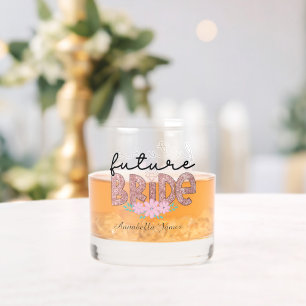 Verre À Whisky Jolie future mariée ajouter nom Mariage