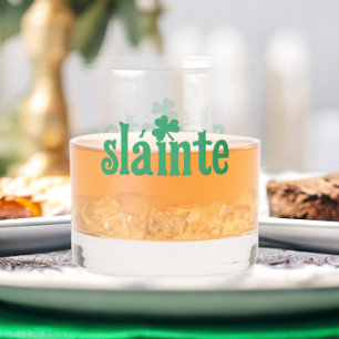 Verre À Whisky Jour de la Saint-Patrick Slainte Tchin