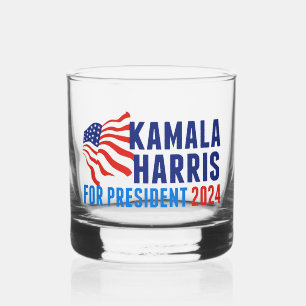 Verre À Whisky Kamala Harris pour l'élection présidentielle de 20
