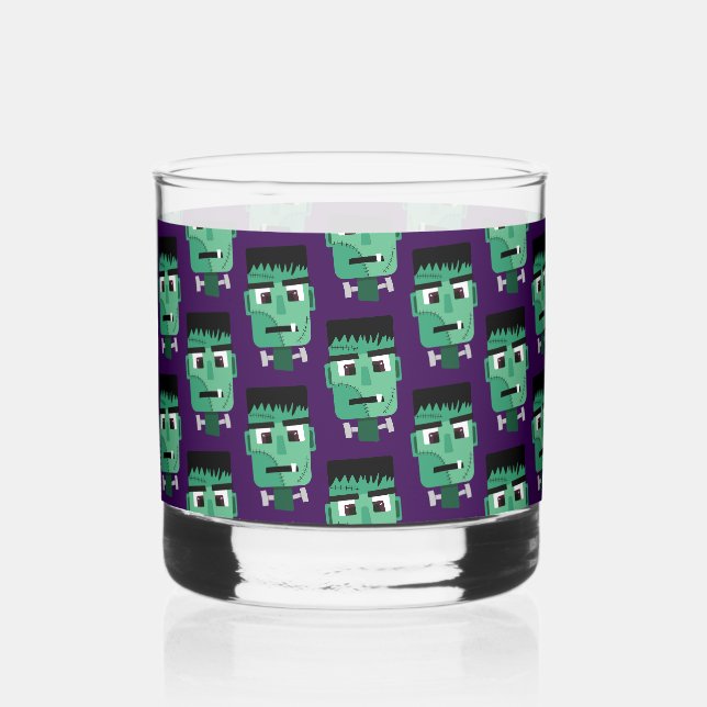Verre À Whisky La tête du monstre Frankenstein (Recto)