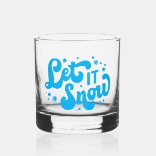 Verre À Whisky Laisser neiger hiver design
