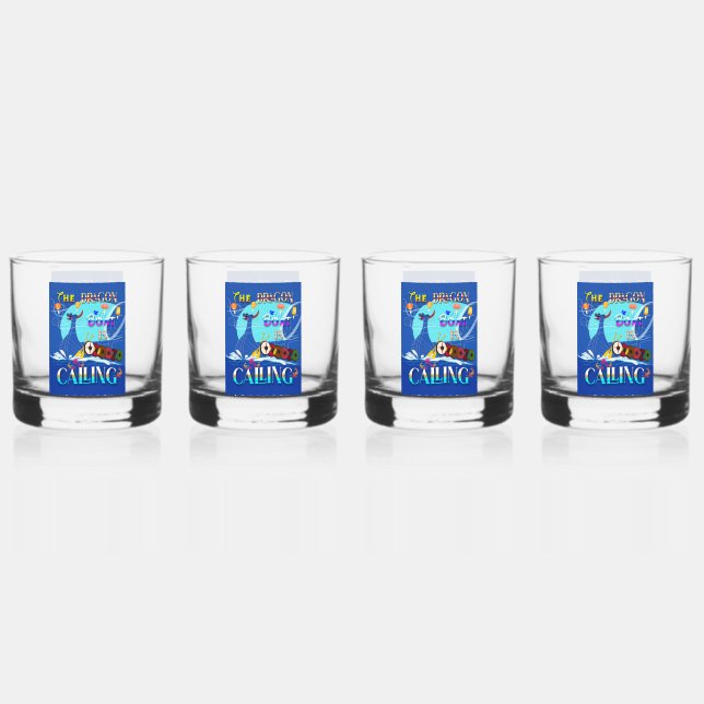 Verre À Whisky Le Bateau Dragon Appelle (Recto)