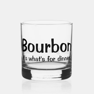 Verre À Whisky Le bourbon est délicieux