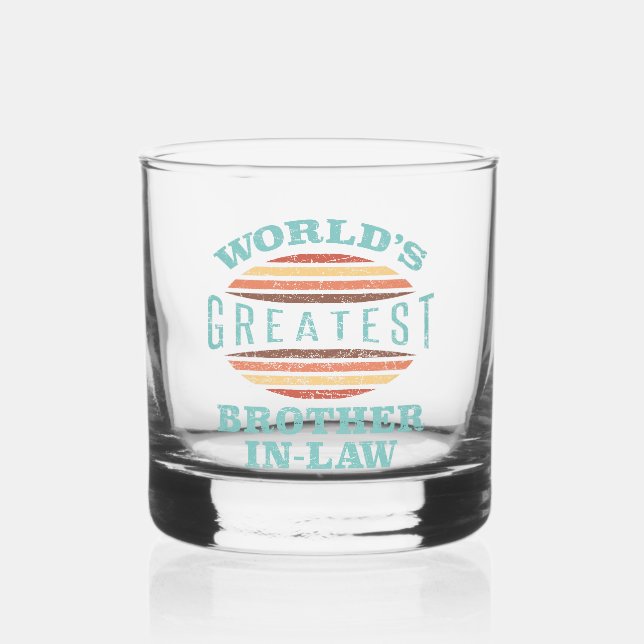 Verre À Whisky Le plus grand beau-frère du monde (Recto)