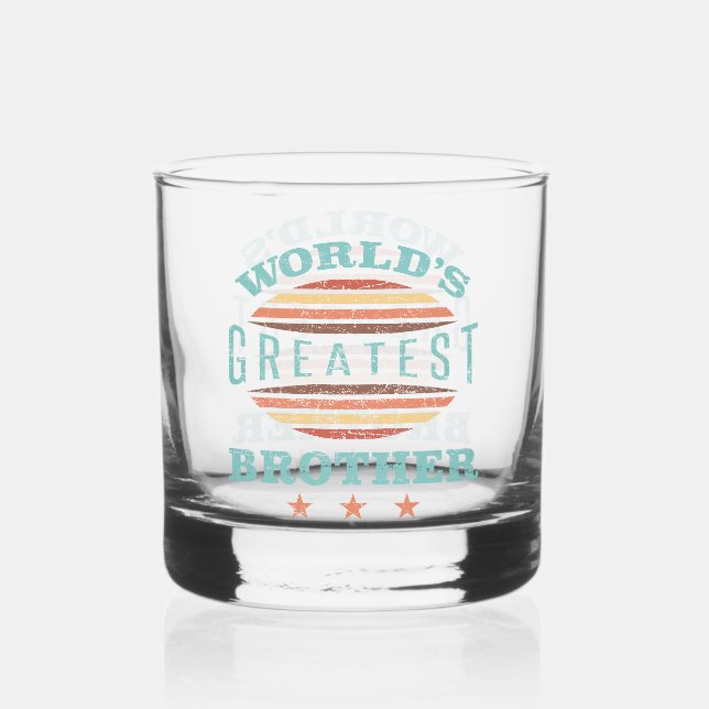 Verre À Whisky Le plus grand frère du monde (Recto)