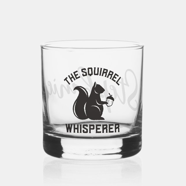 Verre À Whisky Le Whisperer d'écureuil | Écureuil (Recto)