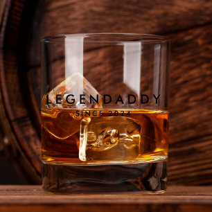 Verre À Whisky Legendaddy depuis pour le légendaire père minimali