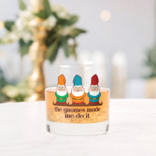 Verre À Whisky Les Gnomes M'Ont Fait Le Faire