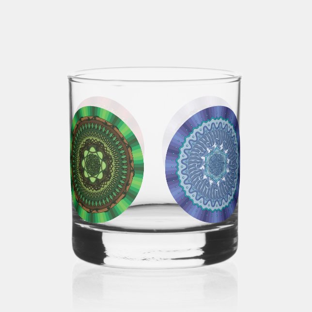 Verre À Whisky Les Mandalas des Éléments (Recto)