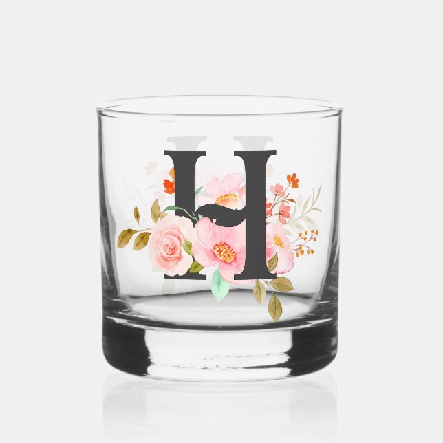 Verre À Whisky Lettre H (Recto)