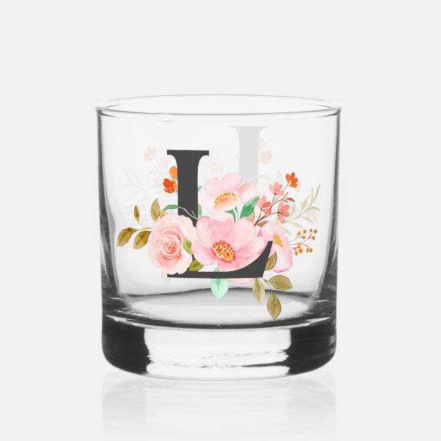 Verre À Whisky Lettre L (Recto)