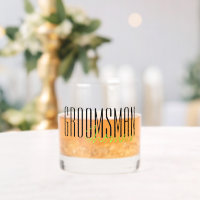 Lettres audacieuses "Groomsman" Fête de mariage pe