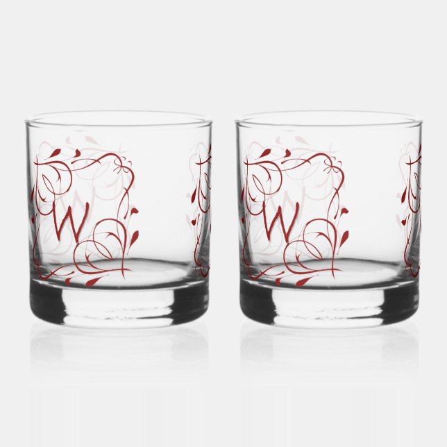 Verre À Whisky Lettres d'amour (Recto)