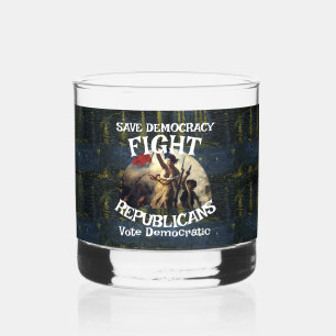 VERRE À WHISKY LIBERTÉ FW FV HG ÉGALITÉ DROITS CIVILS X S