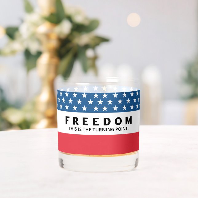 Verre À Whisky Liberté Un Véritable Patriote (Insitu (Mariage))