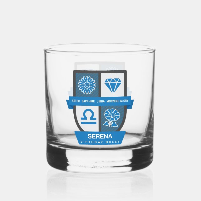 Verre À Whisky Libra Birthday Crest™ for September 23-30 (Recto)