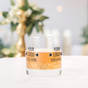 Verre À Whisky Logo Entreprise Personnalisé Facile Tout Autour