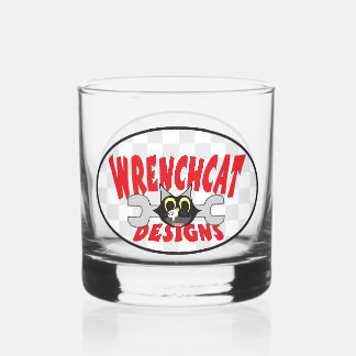 Verre À Whisky Logo Wrenchcat Designs