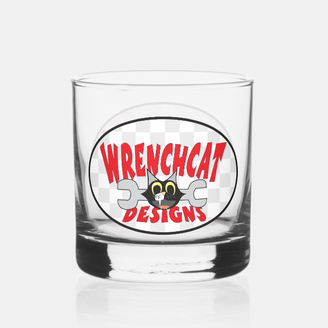 Verre À Whisky Logo Wrenchcat Designs (Recto)