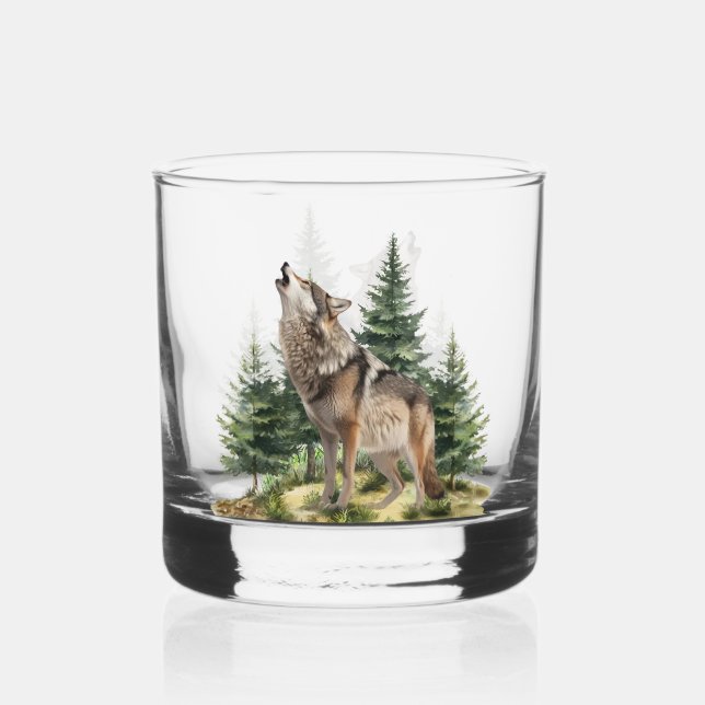 Verre À Whisky Loup (Recto)