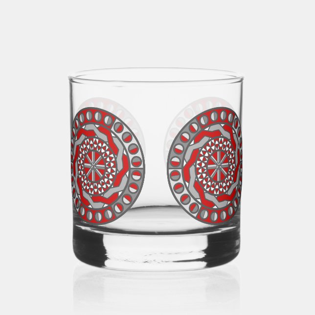 Verre À Whisky Machines rouges (Recto)