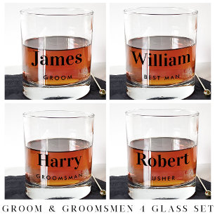 Verre À Whisky Mariage Groom Best Man Groomsman