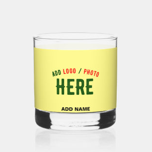 VERRE À WHISKY MARQUE VÉRIFIÉE MODERNE ET MODERNE PASTEL JAUNE