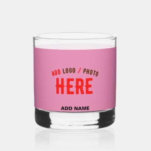 VERRE À WHISKY MARQUE VÉRIFIÉE ROSE CHAUDE MODERNE ET COUSTE