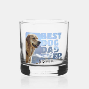 Verre À Whisky Meilleur papa chien personnalisé