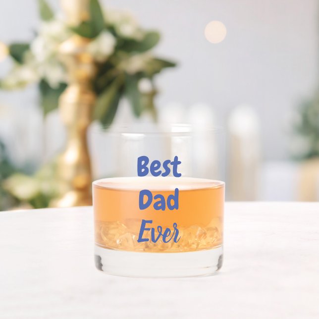 Verre À Whisky Meilleur papa jamais (Insitu (Mariage))