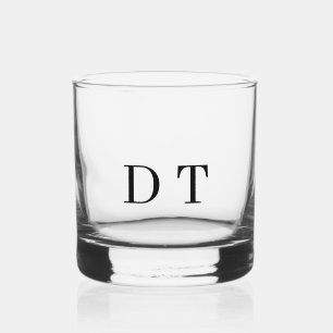 Verre À Whisky Miroir en platine gravé – Luxe ultra-propre