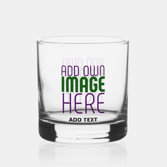 VERRE À WHISKY MODÈLE DE TEXTE D'IMAGE SIMPLE ET CLAIR MODERNE (Recto)