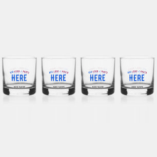 VERRE À WHISKY MODERNE MODERNE PERSONNALISABLE CLAIR VÉRIFIÉ